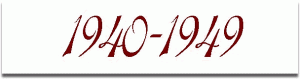 Fonts From 1940-1949